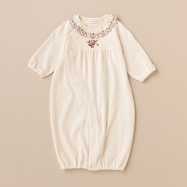 野イチゴ刺しゅう兼用ドレス【日本製】