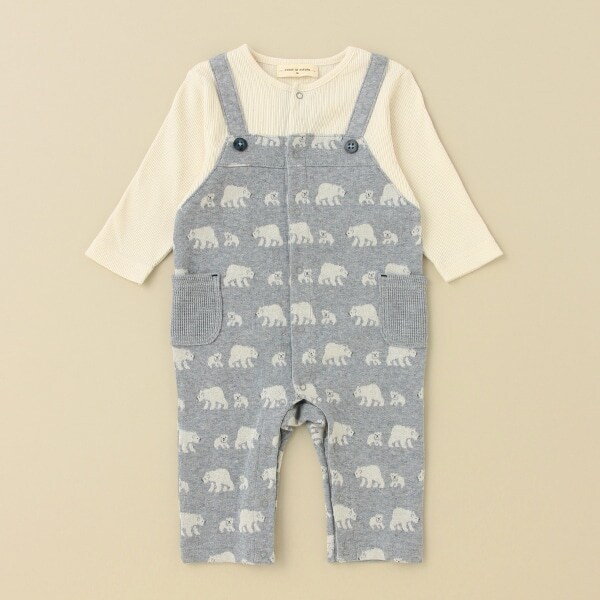 オーガニックジャカードカバーオール【日本製】