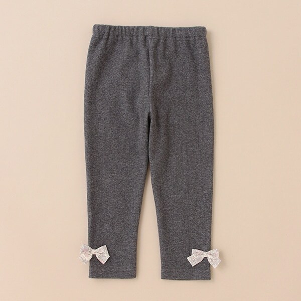 リボンフル丈レギンス【日本製】