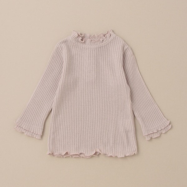 テレコフリルTシャツ【日本製】