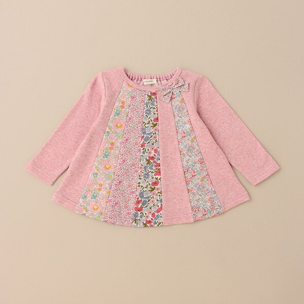 リバティファブリックパッチワークトレーナー【日本製】