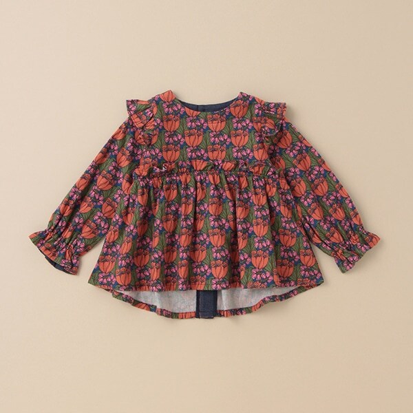 チューダー・チューリップブラウス【日本製】