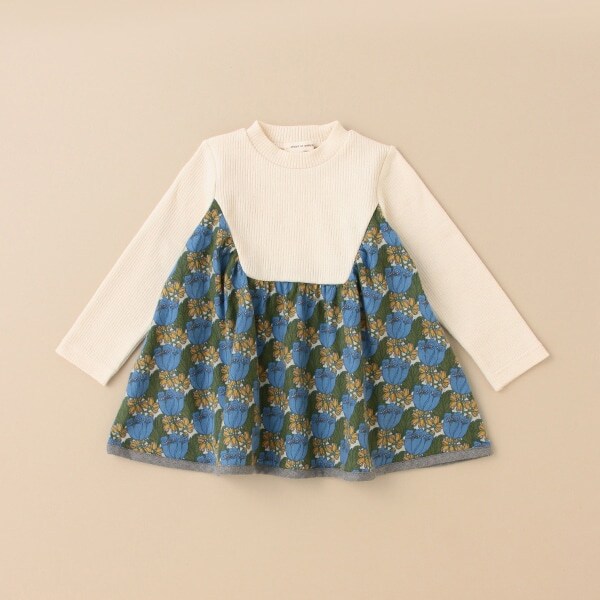 チューダー・チューリップドッキングチュニック【日本製】