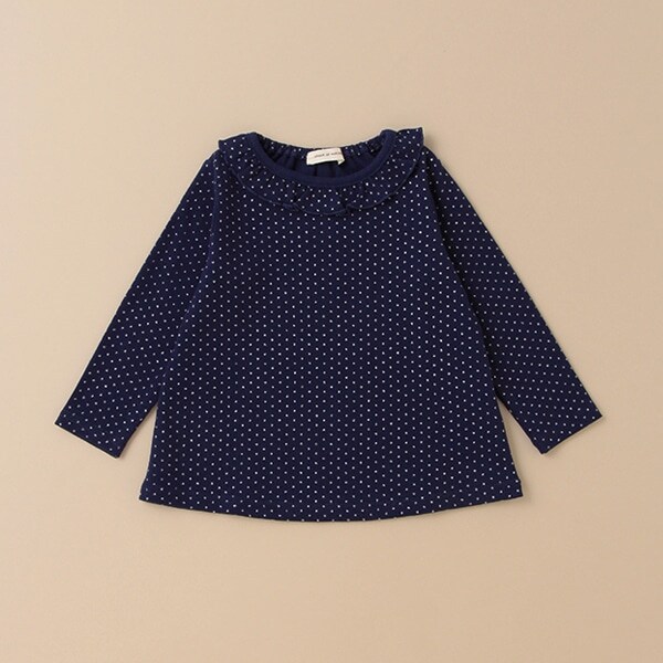 ラメドット長袖Tシャツ