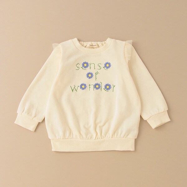 フラワーロゴトレーナー