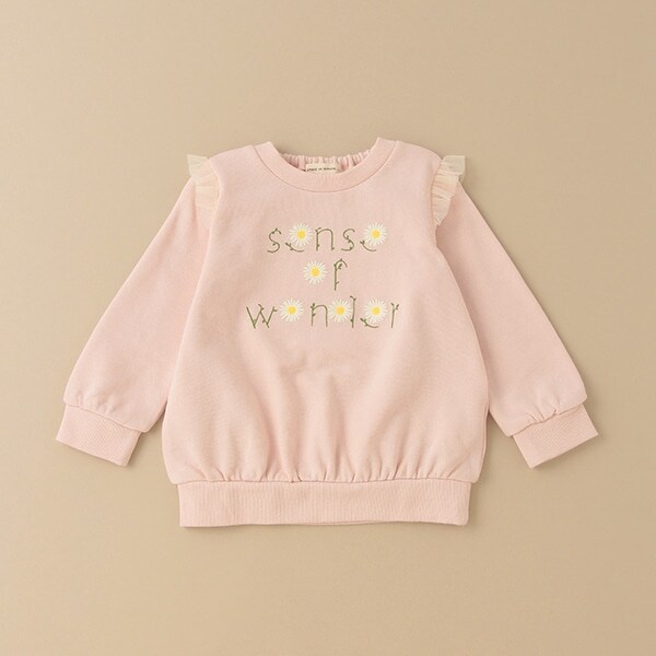 フラワーロゴトレーナー