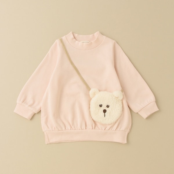 くまポシェットトレーナー