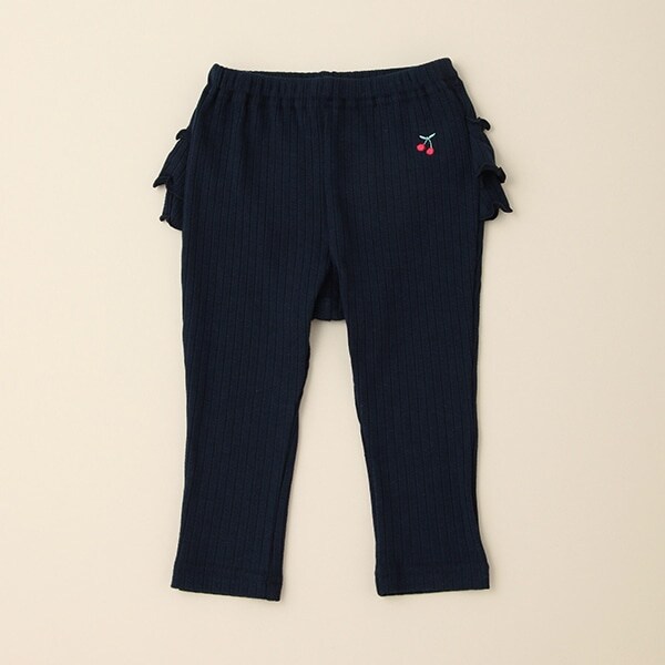 バックフリル9分丈レギンス