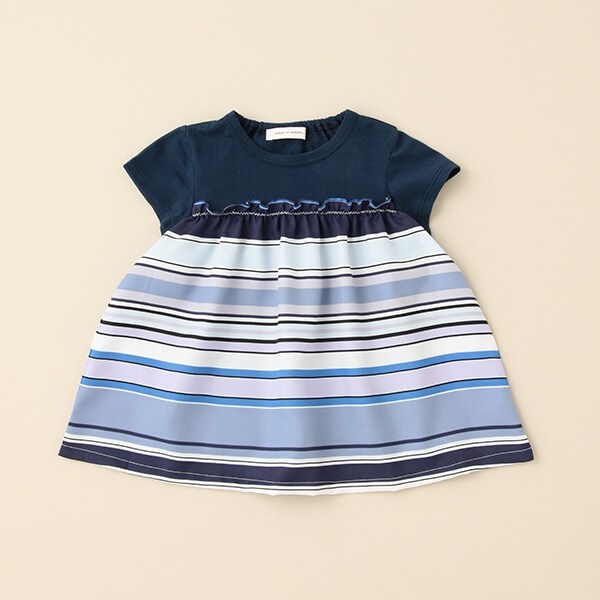 マルチボーダードッキングチュニック【日本製】