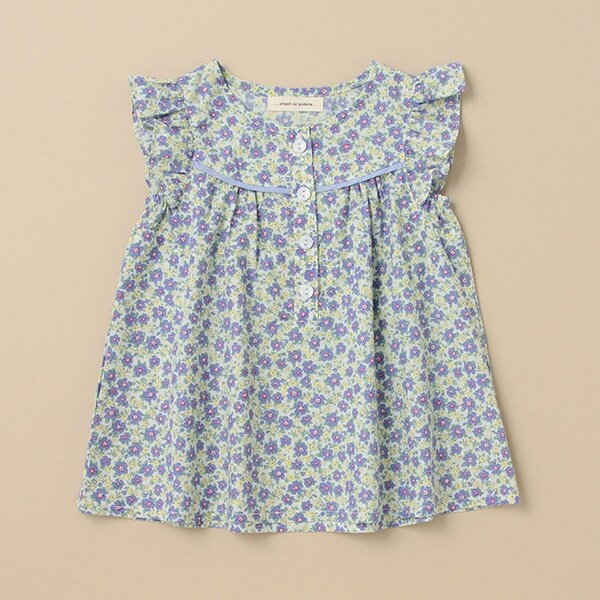 小花柄チュニック