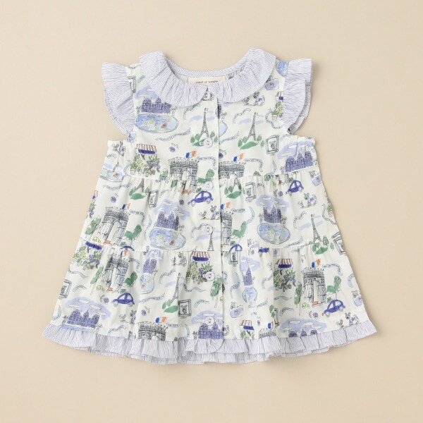 ボンジュール袖無チュニック