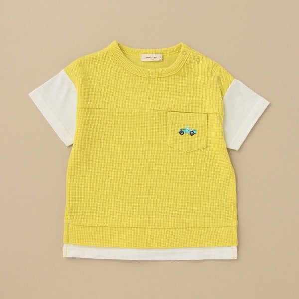 ワッフルトラック刺しゅうTシャツ