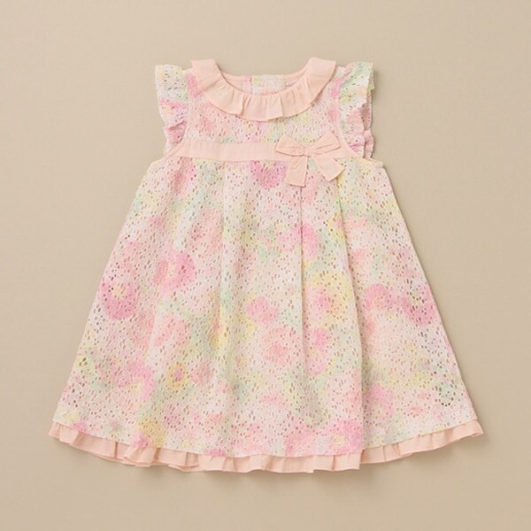 フラワーレースワンピース【日本製】