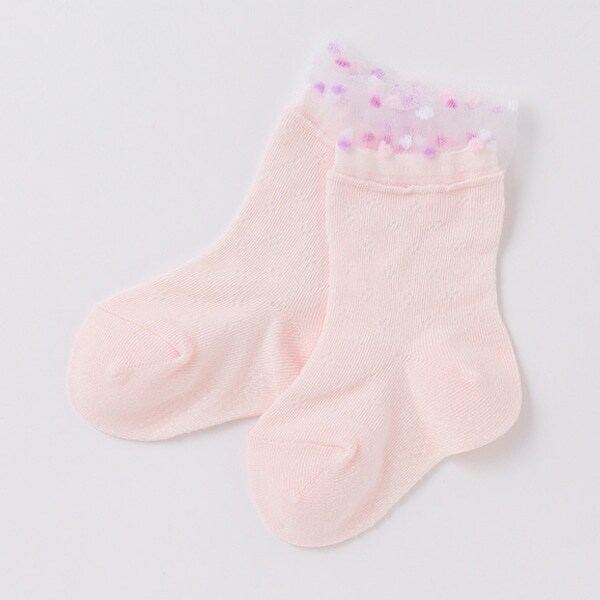 チュールドットソックス【日本製】