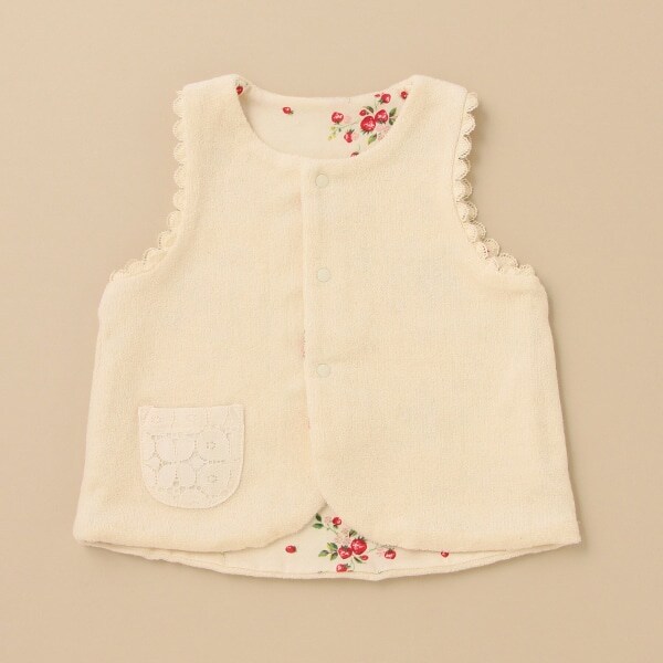 野イチゴリバーシブルベスト【日本製】