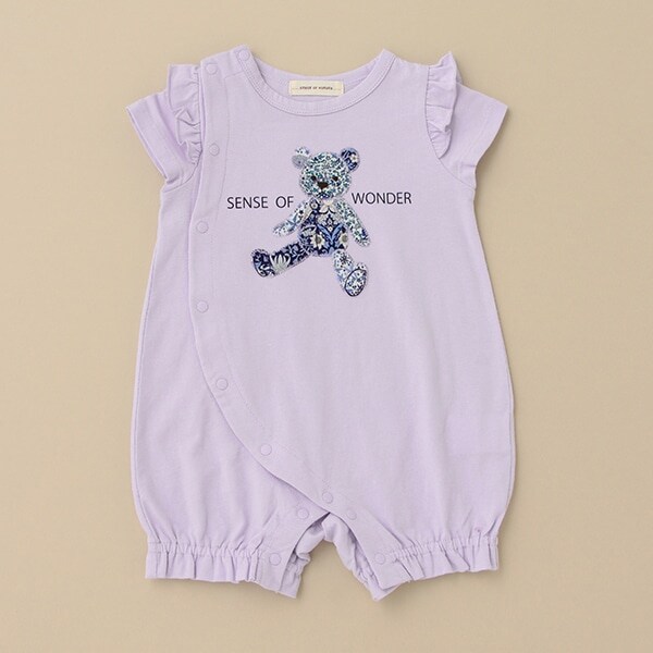 リバティファブリックモチーフショートオール