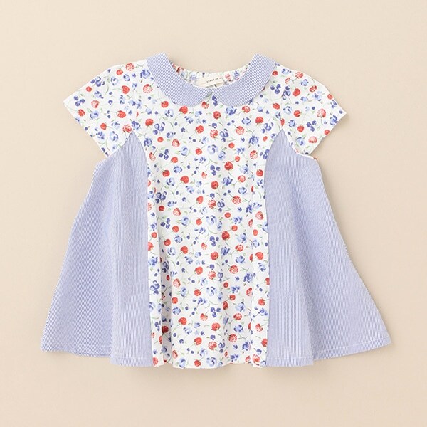 ストロベリーフィールズ 切替チュニック【日本製】