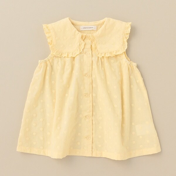 スクエア衿フリルチュニック