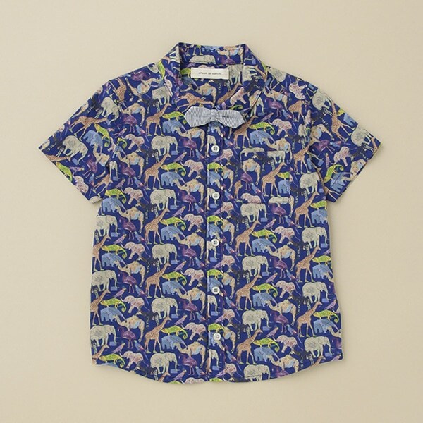 キューフォーザー・ズー 蝶タイつきシャツ【日本製】