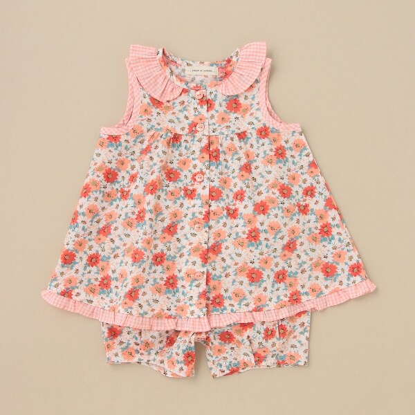 花柄セットアップ