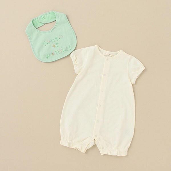 スタイつきリバティフラワーショートオール