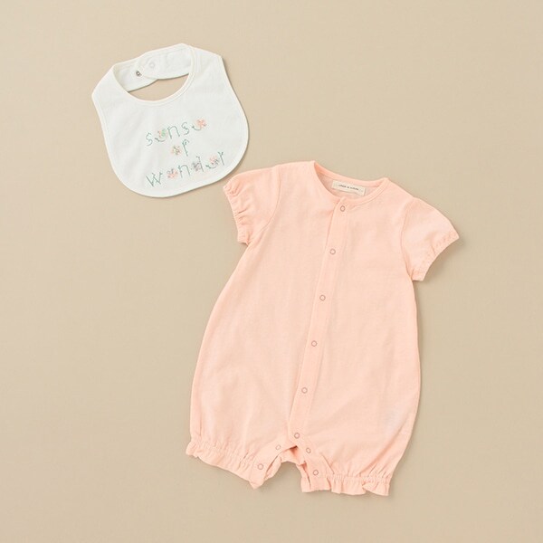 スタイつきリバティフラワーショートオール