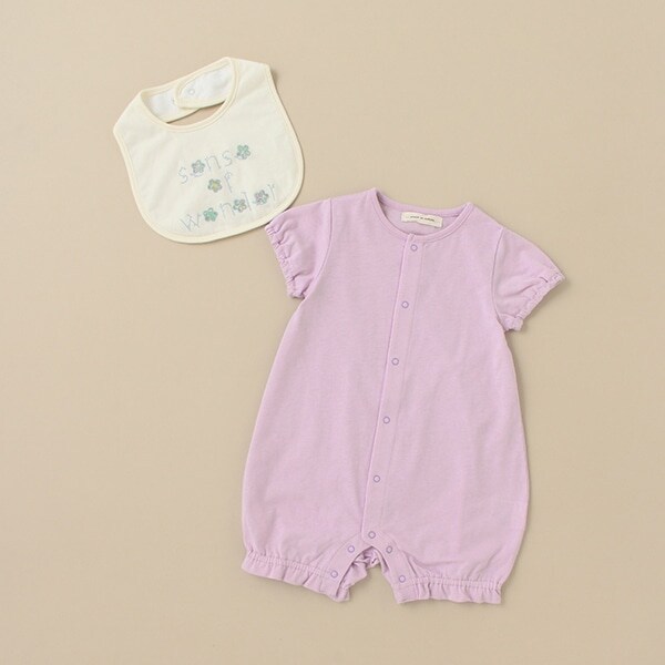 スタイつきリバティフラワーショートオール