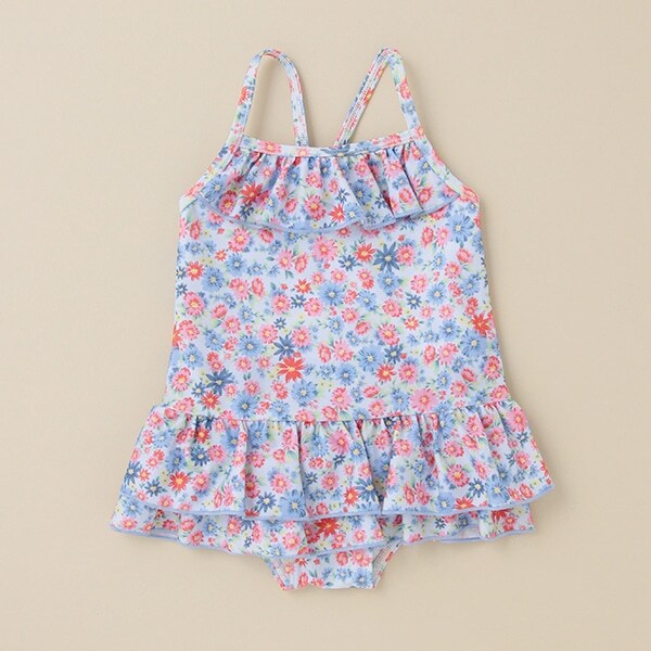 花柄ワンピース水着【SWIM】