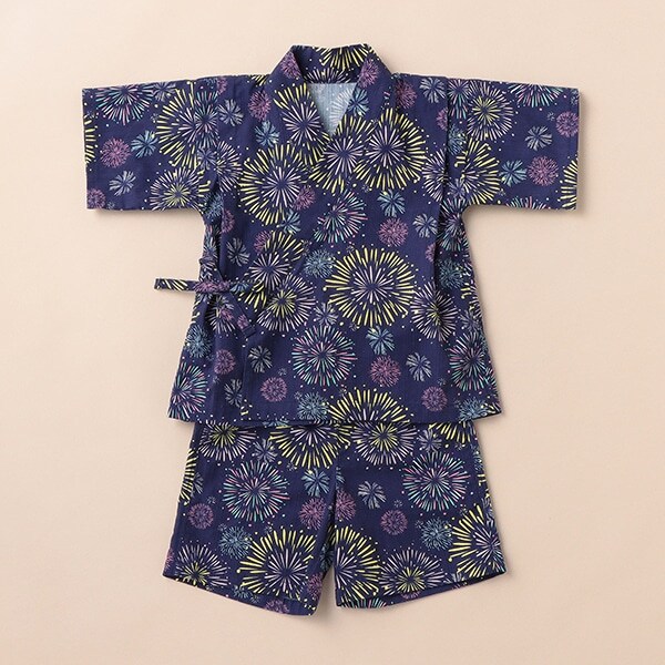 花火柄甚平スーツ