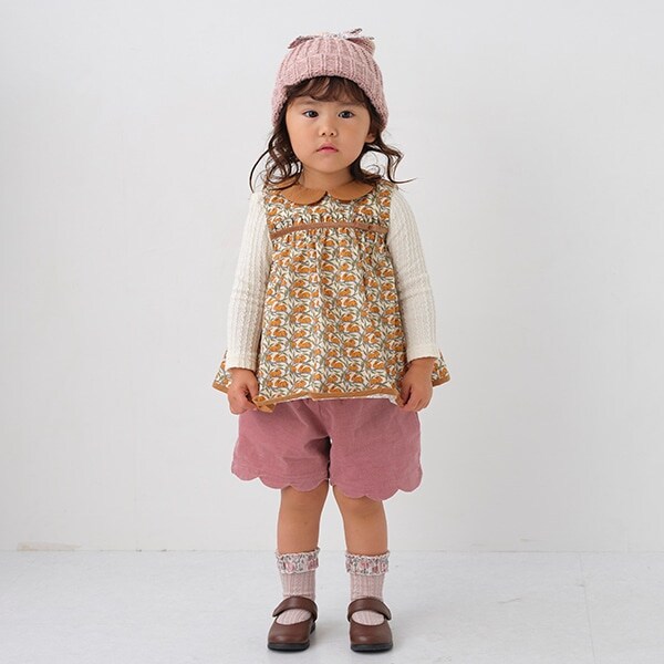 スカラップキュロット