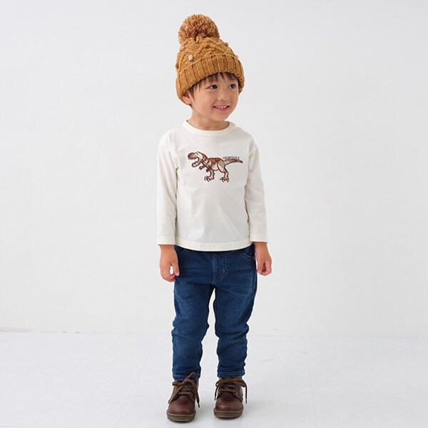 ニットデニムパンツ