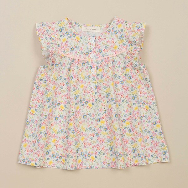 小花柄チュニック