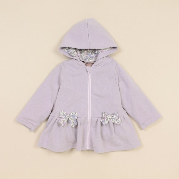 ラメ裏毛3WAYブルゾン