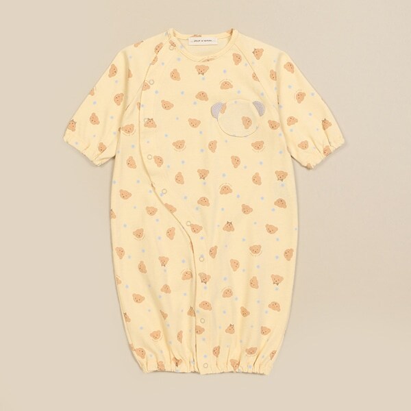 ベア柄2wayオール