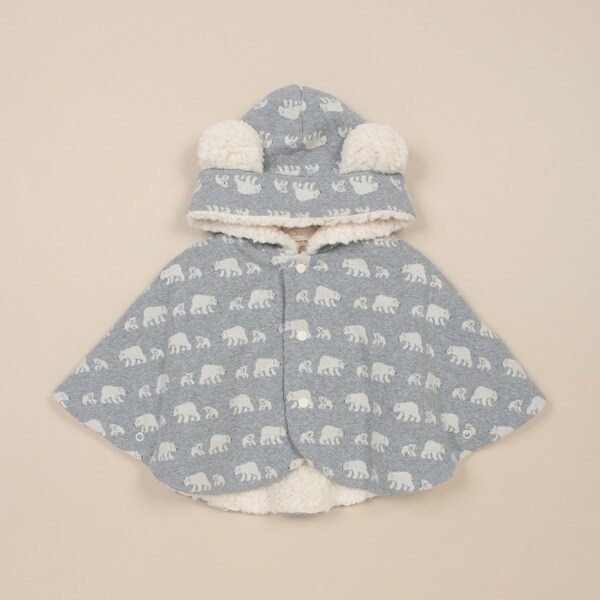 オーガニックジャカードマント【日本製】