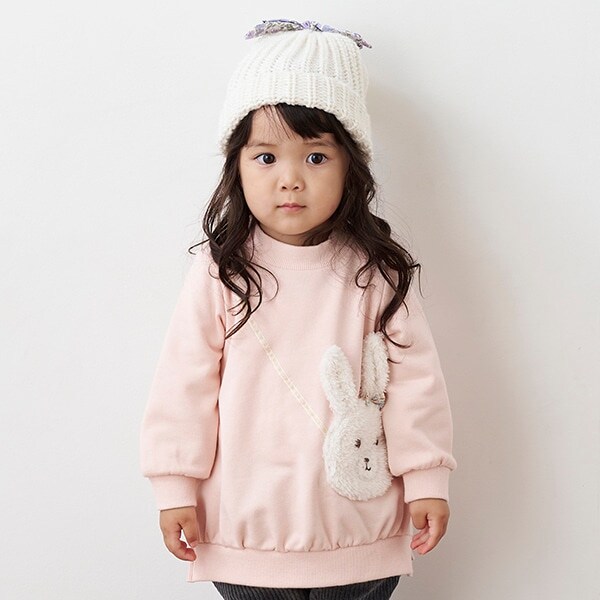 うさぎポシェットトレーナー