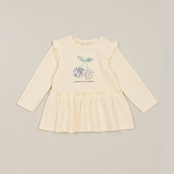 チェリーアップリケチュニック