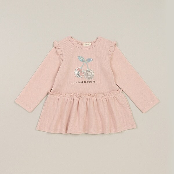 チェリーアップリケチュニック