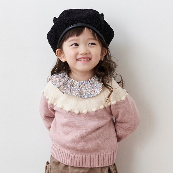 救心柄ポップコーンセーター