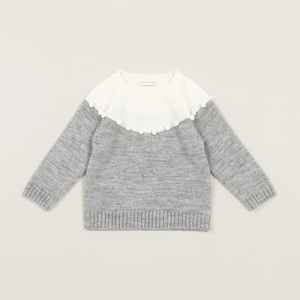 救心柄ポップコーンセーター