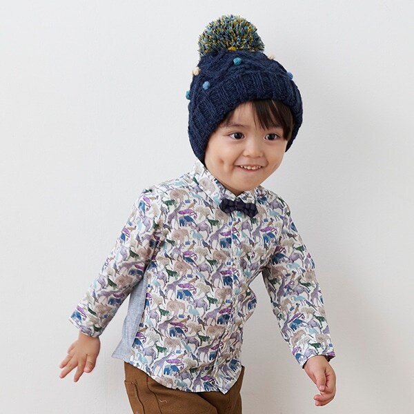 キューフォーザズー蝶ネクタイつきシャツ【日本製】