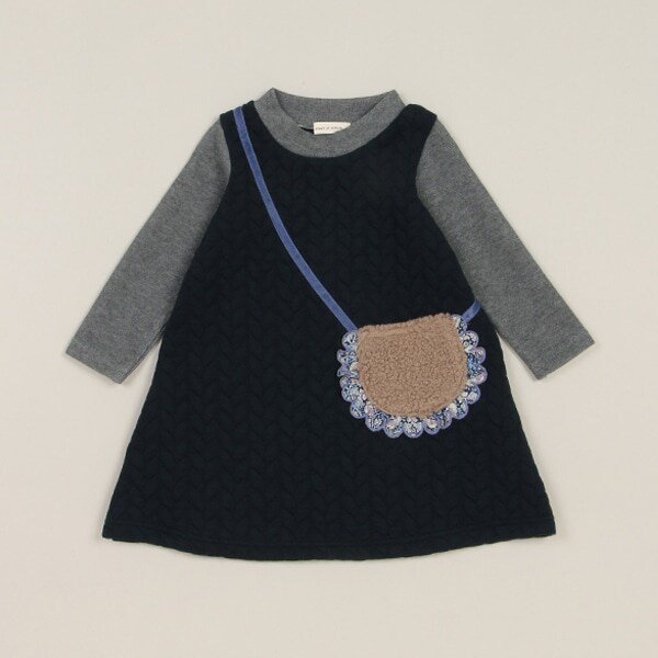 ポシェットケーブルワンピース