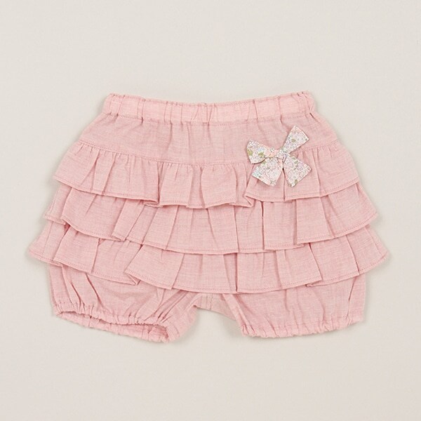 【オーガニック】フリルショートパンツ【日本製】