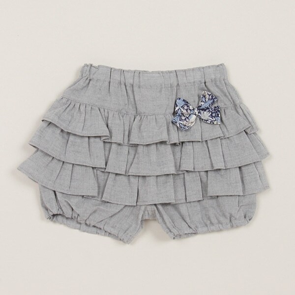 【オーガニック】フリルショートパンツ【日本製】
