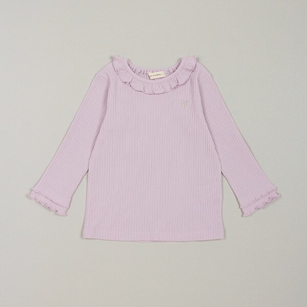 メローフリル長袖Tシャツ