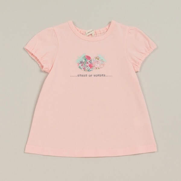 いちごアップリケ半袖Tシャツ