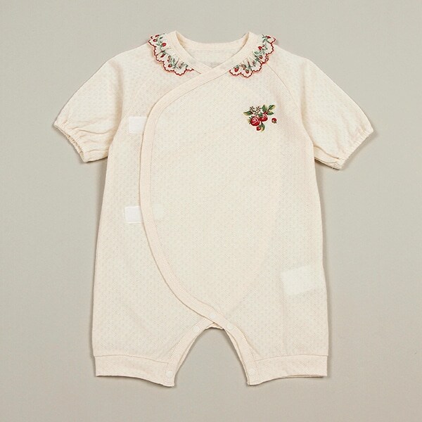 野イチゴシシュウNEWBORNウェア【日本製】