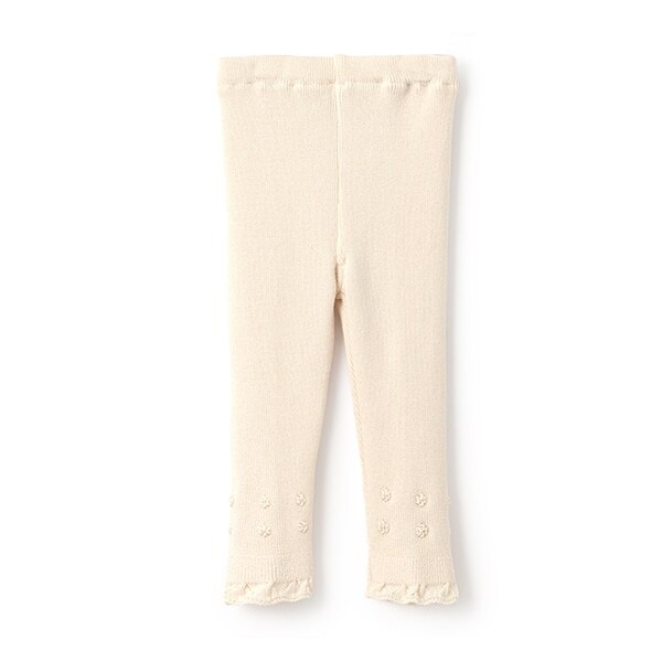 【オーガニック】リブ編みレギンス