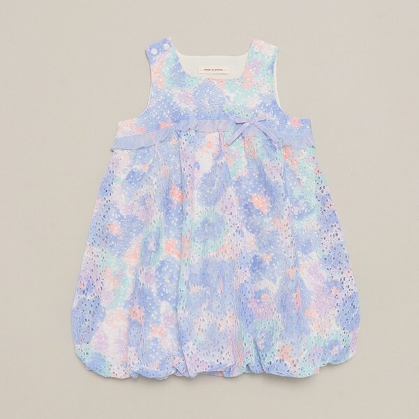 フラワーレースジャンパースカート