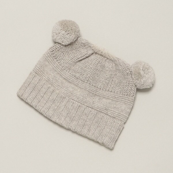 【オーガニック】ボンボン帽子